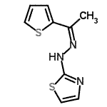 CAS#: 89408-03-7， 2-{(2Z)-2-[1-(2-Thienyl)ethylidene]hydrazino}-1,3-thiazole