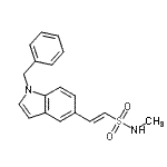 CAS#: 894351-84-9， (E)-2-(1-Benzyl-1H-indol-5-yl)-N-methylethenesulfonamide