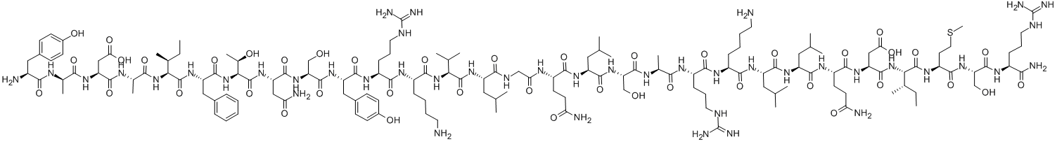 CAS#: 89453-59-8， (D-Ala2)-Grf (1-29) Amide (Human)