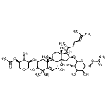 CAS#: 89456-98-4， (4R,7R,8xi,9beta,16beta)-1-[(4-O-Acetyl-beta-D-xylopyranosyl)oxy]-7-hydroxy-9,10,14-trimethyl-4,9-cyclo-9,10-secocholesta-5,24-dien-16-yl 6-O-acetyl-beta-D-glucopyranoside
