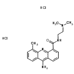 CAS#: 89459-10-9， 9-Amino-N-[2-(dimethylamino)ethyl]-5-methyl-4-acridinecarboxamide dihydrochloride