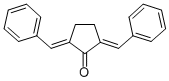 structure of CAS# 895-80-7, 2,5-Dibenzylidenecyclopentanone;(2E,5E)-2,5-Bis(Phenylmethylidene)Cyclopentan-1-One;2,5-Bis(Phenylmethylidene)Cyclopentan-1-One;(2E)-2,5-Bis(Phenylmethylene)Cyclopentan-1-One