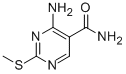 structure of CAS# 89533-28-8, 4-Amino-2-(Methylthio)Pyrimidine-5-Carboxamide;4-Amino-2-(Methylthio)Pyrimidine-5-Carboxamide, 95+%;4-Amino-2-(Methylsulfanyl)Pyrimidine-5-Carboxamide;4-AMINO-2-(METHYLTHIO)PYRIMIDINE-5-CARBOXAMIDE