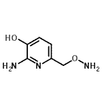 CAS 登录号：895589-21-6， 2-氨基-6-[(氨基氧基)甲基]-3-吡啶醇