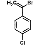 结构式 CAS# 89619-10-3, 1-(1-溴乙烯基)-4-氯苯