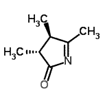 CAS#: 89636-83-9， (3R,4R)-3,4,5-Trimethyl-3,4-dihydro-2H-pyrrol-2-one