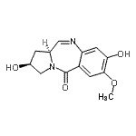 CAS#: 89675-39-8， (2S,11aS)-2,8-Dihydroxy-7-methoxy-1,2,3,11a-tetrahydro-5H-pyrrolo[2,1-c][1,4]benzodiazepin-5-one