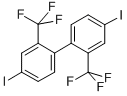 structure of CAS# 89803-70-3, 2,2'-Bis(Trifluoromethyl)-4,4'-Diiodobiphenyl;2,2'-Bis(Trifluoromethyl)-4,4'-Diiodobiphenyl 98%;2,2'-Bis(Trifluoromethyl)-4,4'-Diiodobiphenyl98%;2,2'-BIS(TRIFLUOROMETHYL)-4,4'-DIIODOBIPHENYL