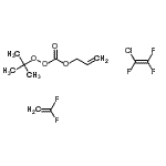 CAS#: 89823-13-2， allyl tert-butoxy carbonate, 1-chloro-1,2,2-trifluoro-ethylene, 1,1-difluoroethylene