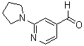 structure of CAS# 898289-23-1, 2-(1-Pyrrolidinyl)-4-Pyridinecarboxaldehyde;2-(Pyrrolidin-1-Yl)Pyridine-4-Carboxaldehyde;2-Pyrrolidin-1-Ylisonicotinaldehyde 97%;2-PYRROLIDIN-1-YLISONICOTINALDEHYDE 97