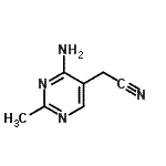CAS#: 89852-86-8， (4-Amino-2-methyl-5-pyrimidinyl)acetonitrile