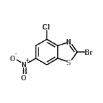 CAS#: 898748-60-2， 2-Bromo-4-chloro-6-nitro-1,3-benzothiazole