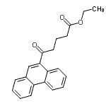 结构式 CAS# 898752-88-0, 乙基5-氧代-5-(9-菲基)戊酸酯