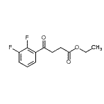 structure of CAS# 898752-96-0, Ethyl 4-(2,3-difluorophenyl)-4-oxobutanoate;Ethyl 4-(2,3-difluorophenyl)-4-oxobutyrate