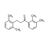 structure of CAS# 898754-82-0, 1-(2,3-Dimethylphenyl)-3-(2,6-dimethylphenyl)-1-propanone;2',3'-dimethyl-3-(2,6-dimethylphenyl)propiophenone