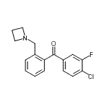 CAS#: 898754-99-9， [2-(1-Azetidinylmethyl)phenyl](4-chloro-3-fluorophenyl)methanone