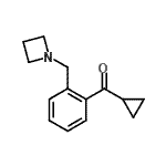 结构式 CAS# 898755-41-4, [2-(1-氮杂环丁基甲基)苯基](环丙基)甲酮