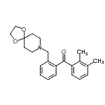 CAS#: 898756-07-5， (2,3-Dimethylphenyl)[2-(1,4-dioxa-8-azaspiro[4.5]dec-8-ylmethyl)phenyl]methanone