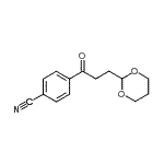 CAS#: 898756-72-4， 4-[3-(1,3-Dioxan-2-yl)propanoyl]benzonitrile