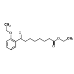 结构式 CAS# 898757-48-7, 乙基8-(2-乙氧基苯基)-8-氧代辛酸酯