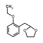 结构式 CAS# 898759-45-0, 2-(2-乙氧基苄基)-1,3-二氧戊环