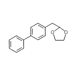structure of CAS# 898759-54-1, 2-(4-Biphenylylmethyl)-1,3-dioxolane;4-(1,3-Dioxolan-2-ylmethyl)biphenyl