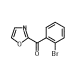 结构式 CAS# 898759-79-0, (2-溴苯基)(1,3-恶唑-2-基)甲酮