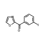 structure of CAS# 898759-85-8, (3-Iodophenyl)(1,3-oxazol-2-yl)methanone;2-(3-Iodobenzoyl)oxazole