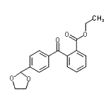 CAS#: 898759-97-2， Ethyl 2-[4-(1,3-dioxolan-2-yl)benzoyl]benzoate