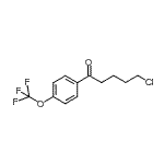 CAS#: 898761-63-2， 5-Chloro-1-[4-(trifluoromethoxy)phenyl]-1-pentanone