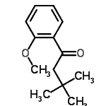 结构式 CAS# 898764-14-2, 1-(2-甲氧基苯基)-3,3-二甲基-1-丁酮