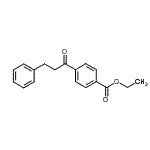 结构式 CAS# 898764-15-3, 乙基4-(3-苯基丙酰基)苯甲酸酯