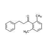 结构式 CAS# 898764-30-2, 1-(2,6-二甲基苯基)-3-苯基-1-丙酮