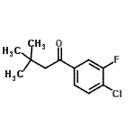 CAS#: 898764-64-2， 1-(4-Chloro-3-fluorophenyl)-3,3-dimethyl-1-butanone