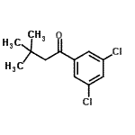 结构式 CAS# 898764-92-6, 1-(3,5-二氯苯基)-3,3-二甲基-1-丁酮