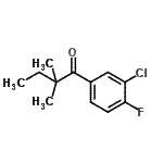 CAS#: 898765-72-5， 1-(3-Chloro-4-fluorophenyl)-2,2-dimethyl-1-butanone