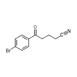 structure of CAS# 898766-86-4, 5-(4-Bromophenyl)-5-oxopentanenitrile;5-(4-bromophenyl)-5-oxovaleronitrile