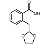 CAS 登录号：898767-07-2， 2-(1,3-二氧戊环-2-基甲基)苯甲酸