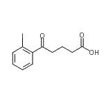 structure of CAS# 898767-52-7, 5-(2-Iodophenyl)-5-oxopentanoic acid;5-(2-iodophenyl)-5-oxovaleric acid