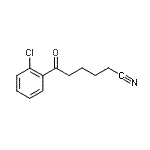 结构式 CAS# 898767-78-7, 6-(2-氯苯基)-6-氧代己腈