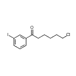 structure of CAS# 898768-29-1, 6-Chloro-1-(3-iodophenyl)-1-hexanone;6-chloro-1-(3-iodophenyl)-1-oxohexane