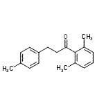 structure of CAS# 898768-83-7, 1-(2,6-Dimethylphenyl)-3-(4-methylphenyl)-1-propanone;2',6'-dimethyl-3-(4-methylphenyl)propiophenone