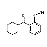 结构式 CAS# 898769-03-4, 环己基[2-(甲硫基)苯基]甲酮