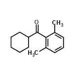 结构式 CAS# 898769-15-8, 环己基(2,6-二甲基苯基)甲酮