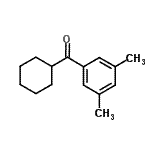 结构式 CAS# 898769-18-1, 环己基(3,5-二甲基苯基)甲酮