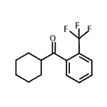 结构式 CAS# 898769-30-7, 环己基[2-(三氟甲基)苯基]甲酮
