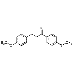 结构式 CAS# 898775-70-7, 3-(4-甲氧基苯基)-1-[4-(甲硫基)苯基]-1-丙酮