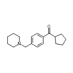 CAS#: 898775-75-2， Cyclopentyl[4-(1-piperidinylmethyl)phenyl]methanone