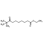 structure of CAS# 898776-45-9, Ethyl 9,9-dimethyl-8-oxodecanoate;Ethyl 9,9-dimethyl-8-oxodecanoate