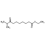 structure of CAS# 898777-09-8, Ethyl 9-methyl-8-oxodecanoate;Ethyl 9-methyl-8-oxodecanoate